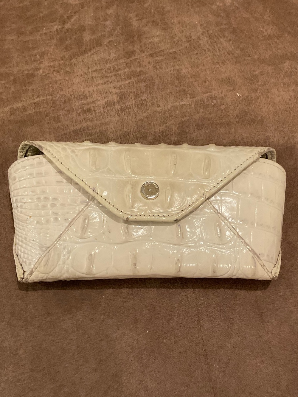 Brahmin White Sunglasses Case